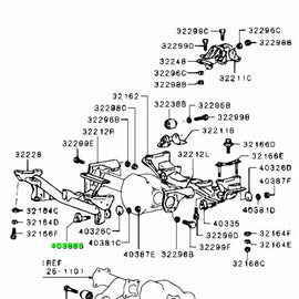 Delica L300 Lower Control Arm Cam Bolt