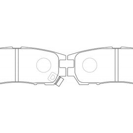 Delica L400 Rear Axel Brake Pads
